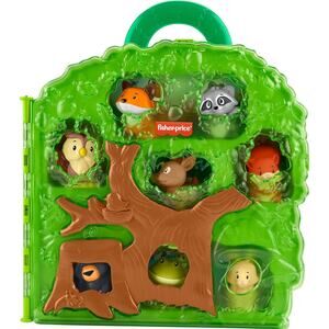 Fisher Price Little People Forest Friends Carry Case Toy Set Age 1 Toddler